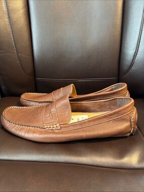 14th & Union Brown Leather Penny Loafers